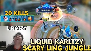 LINGTZY THIS IS HOW SCARY KARLTZY WHEN HE PLAYS LING JUNGLE [upl. by Atlanta201]