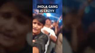 JHOLA GANG singing INDIA at LOD with stmanofficial lilnorzza Crazy Show [upl. by Marianne]