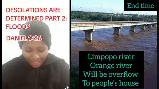 LIMPOPO RIVER ORANGE RIVER WILL OVERFLOW TO RESIDENTS [upl. by Icats]