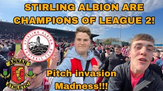 STIRLING ALBION ARE LEAGUE 2 CHAMPIONS  STIRLING ALBION V ANNAN ATHLETIC MATCHDAY VLOG [upl. by Aniuqal]