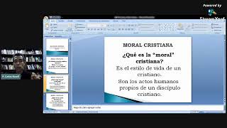 Catecismo Clase 6  LA MORAL CRISTIANA Parte 1  Padre Carlos Rosell 01022021 [upl. by Louise612]