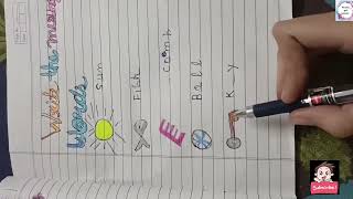 write the missing words for class Ukg and Lkg subscribe my channel for more videos l learn with me [upl. by Claudian]