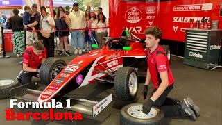 Barcelona Formula 1 Fan Festival ahead of Spanish Grand Prix 2024 [upl. by Bertilla]