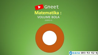 Matematika  Mencari Volume bola dan bola berongga [upl. by Standush984]