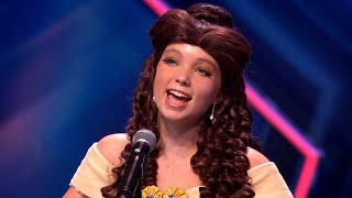 Nachtegaaltje Jaidy steelt de show als Belle  HOLLANDS GOT TALENT [upl. by Akener]