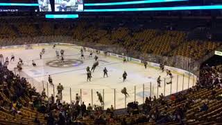 Boston Bruins Warm Up [upl. by Corly]