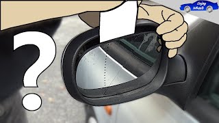 Replace a side view mirror glass WITHOUT DAMAGING ANYTHING [upl. by Cleaves]