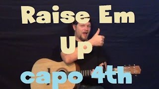 Raise Em Up Keith Urban Easy Guitar Lesson How to Play Tutorial Strum Chords Capo 4th [upl. by Lewiss400]