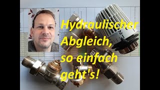 Wie du den hydraulischen Abgleich selbst berechnest durchführst und 3fach Heizenergie sparst [upl. by Amalle481]