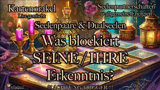 🧩 Was blockiert SEINE  IHRE Erkenntnis 🧩 Seelenpaare amp Dualseelen 🧩  ACHTUNG TRIGGER [upl. by Nosoj183]