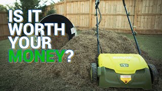 Sun Joe Dethatcher amp Scarifier  IS IT WORTH YOUR MONEY [upl. by Hartwell884]