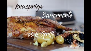 Knusprige Bauernente vom Gasgrill [upl. by Ynamrej]