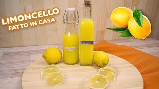 LIMONCELLO 🍋 Fatto in casa  Ricetta Facile  Il Paradiso Delle Tentazioni [upl. by Biagi351]