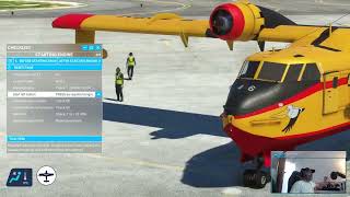 MSFS2020 Canadair CL 215  mod de Duckworks [upl. by Nwahsad]