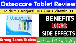 Osteocare Tablets Review  Calcium Plus Magnesium Plus Vitamin D3  Osteocare Tablet Uses amp Benefits [upl. by Saree]