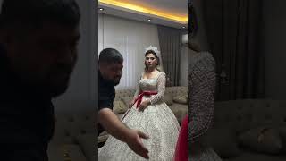 🤍 gelin bride mardin wedding keşfet bridal gelinlik [upl. by Adorl]