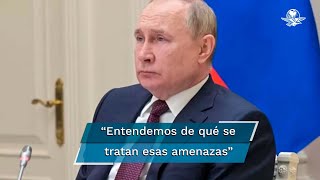 Sanciones occidentales a Rusia son como una declaración de guerra advierte Putin [upl. by Nathanson161]