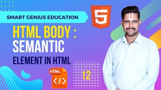 HTML Tutorial Semantic Tags in HTML Web Development Tutorials 12 [upl. by Aohk]