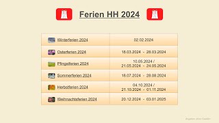 Ferien HH 2024 [upl. by Nangem]