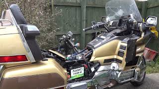 Goldwing GL1500SE Anniversary 1991 First start in a good while Its loud [upl. by Mickie]