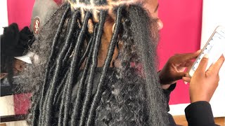 Faux Locs Quick Method UPDATE [upl. by Enelez]