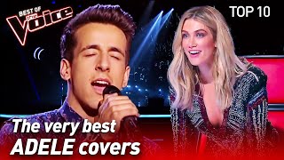 TOP 10  INCREDIBLE ADELE Covers in The Voice [upl. by Enaxor28]