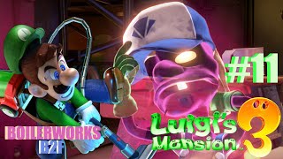 Luigis Mansion 3  Walkthrough 11 Boilerworks B2F [upl. by Yorle]