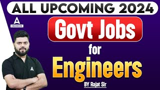 All Upcoming Government Jobs for Engineers  Vacancies in 2024 for Engineers vacancy sscje rrbje [upl. by Rosella]