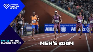 Battle for the Diamond Trophy 200m Men  Wanda Diamond League [upl. by Namzed]