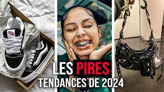 Les PIRES Tendances 2024 [upl. by Ahtnammas]