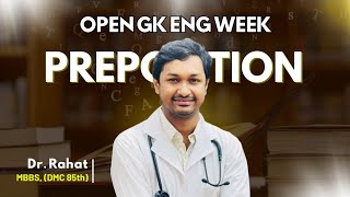 OPEN GK ENGLISH WEEK🎯PREPOSITION ❤ [upl. by Akeirahs]