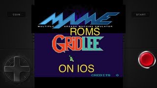 MAME emulator and roms for ios via Gridlee app no jailbreak needed [upl. by Zobias843]