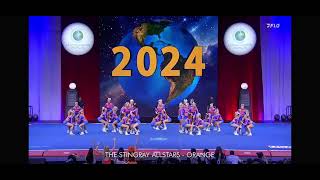 Stingray Orange 🍊 Finals Cheer Worlds 2024 🥈 [upl. by Schach312]