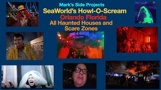 SeaWorld HowloScream Orlando FL Marks Side Projects 4k [upl. by Rimisac]