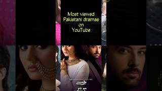 Most viewed Pakistani dramas on YouTube Part3 ytshorts shorts [upl. by Anaet]