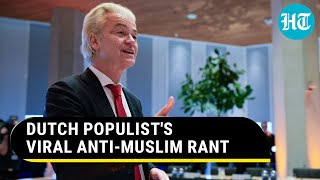 Get Out From Here Dutch PM Probable Geert Wilders Tells Muslims In New Viral Video [upl. by Oluas]