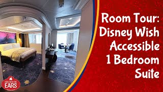 Disney Wish  Accessible Concierge 1 Bedroom Suite  Category 2B  Room 13510 [upl. by Cass]