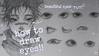 🍒 Cómo dibujar ojos  How to draw eyes Tutorial ☆ kawaragiart [upl. by Khorma]