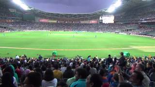 David Warner Switch Hit Ashwin for 6 Crowd View HD [upl. by Lenod]