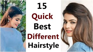 15 Quick Hairstyle  Different types of hairstyle  hairstyle 2024  hairstyles [upl. by Lyrahs]