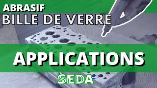 Décapage à la Bille de Verre sur différentes surfaces – Abrasifs d’aérogommage – SEDA [upl. by Alehc410]