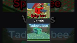 Tadpole bee VS Spicy bee beeswarmsimulator beeswarm bss mythic roblox [upl. by Neenaej]