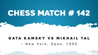 Gata Kamsky vs Mikhail Tal • New York Open 1990 [upl. by Diana]