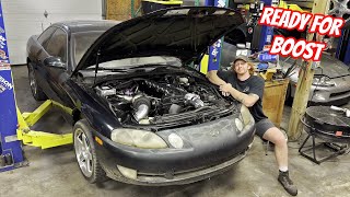 Preparing My Turbo SC300 For Positive Pressure Building Intercooler Tubing [upl. by Slade]