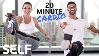 20 Minute HeartPumping Cardio Workout  No Equipment With WarmUp amp CoolDown  SELF [upl. by Nifled]