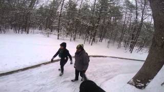 Muskegon Ice Skating Trail [upl. by Eniluap864]