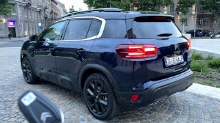 New CITROEN C5 Aircross 48V HYBRID 2024  EVENING POV test drive [upl. by Virg]