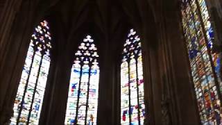 Lichfield Cathedral Herkenrode Windows [upl. by Anilam677]