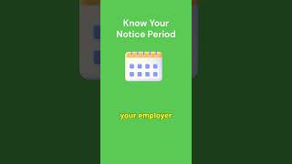 Quick Tip for Employment Contracts Know Your Notice Period [upl. by Aihsenak681]