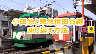 【乗り換え案内】小田急線・豪徳寺駅と東急世田谷線・山下駅は近い [upl. by Htieh]